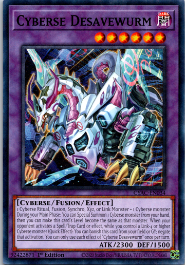 Cyberse Desavewurm [CYAC-EN034] Common