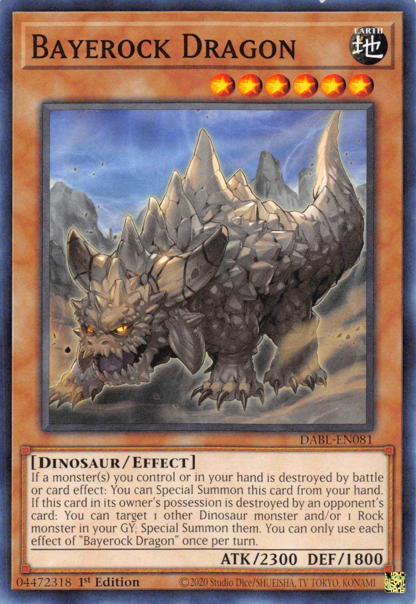 Bayerock Dragon [DABL-EN081] Common