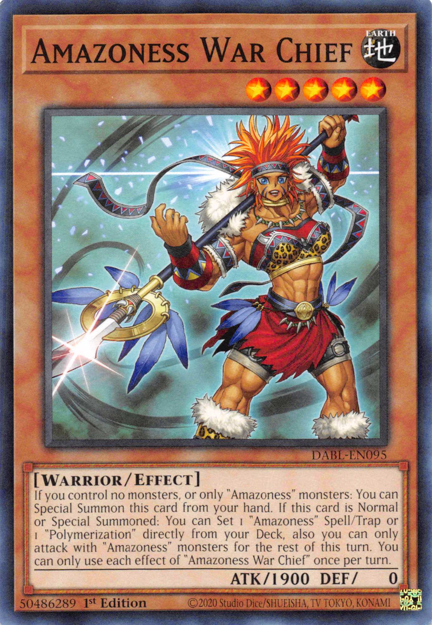 Amazoness War Chief [DABL-EN095] Common