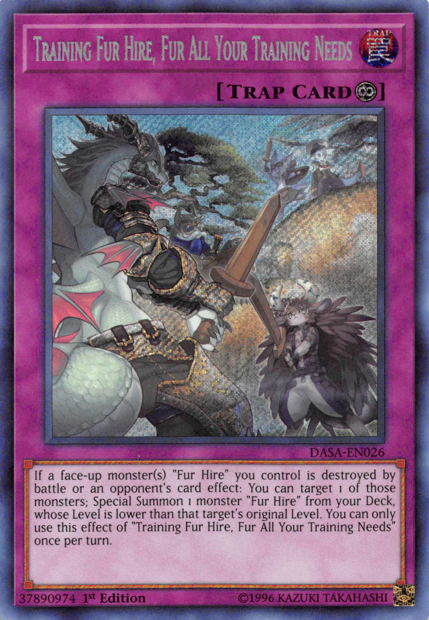 Training Fur Hire, Fur All Your Training Needs [DASA-EN026] Secret Rare