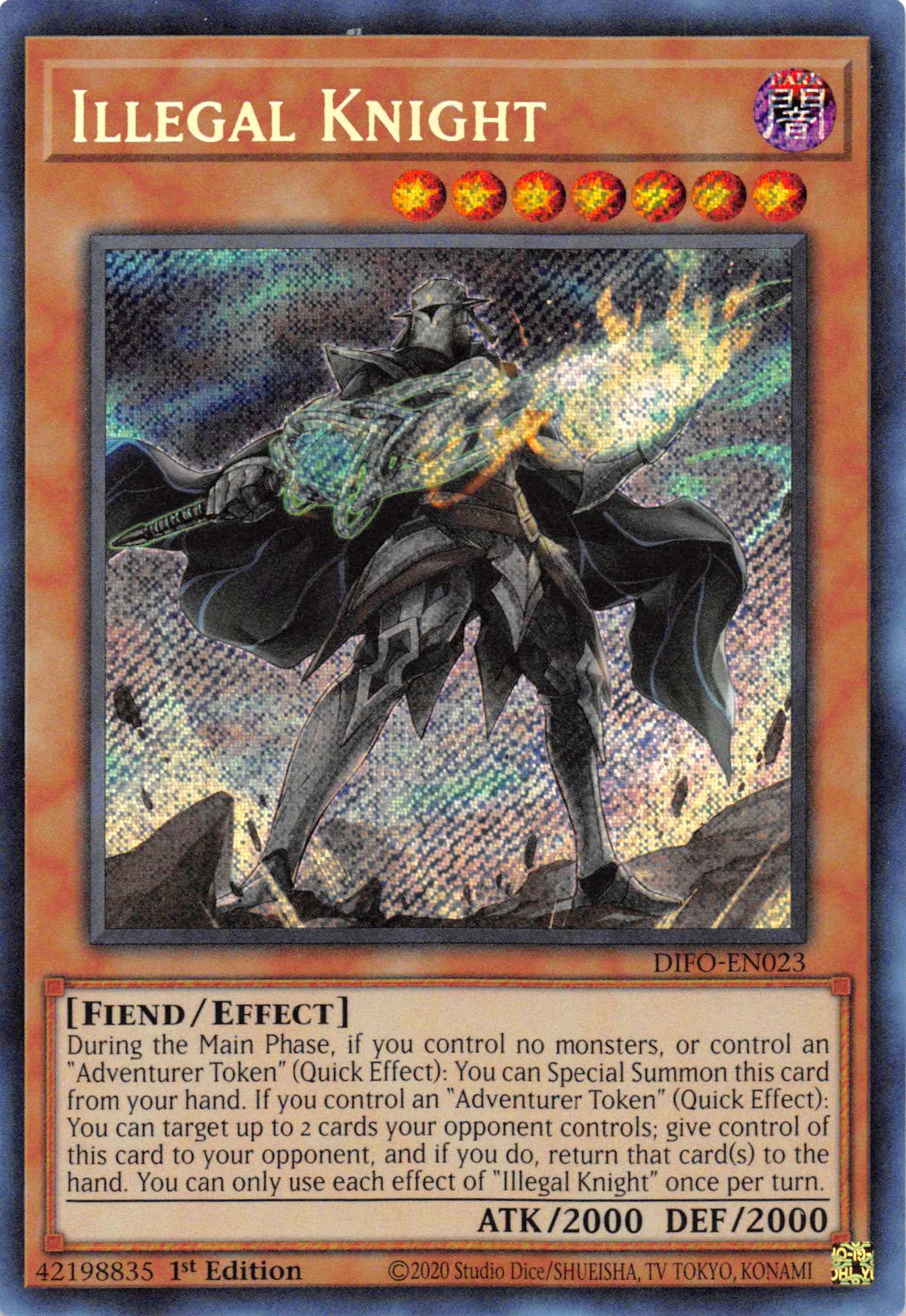 Illegal Knight [DIFO-EN023] Secret Rare