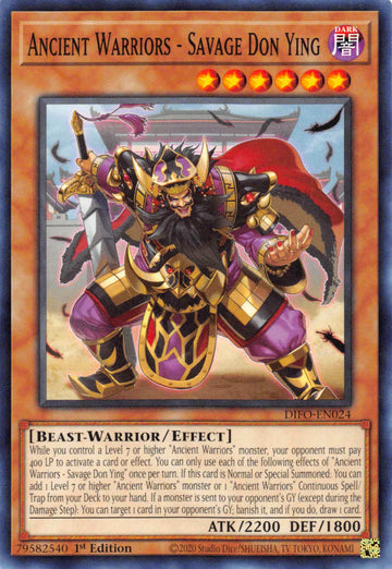 Ancient Warriors - Savage Don Ying [DIFO-EN024] Common