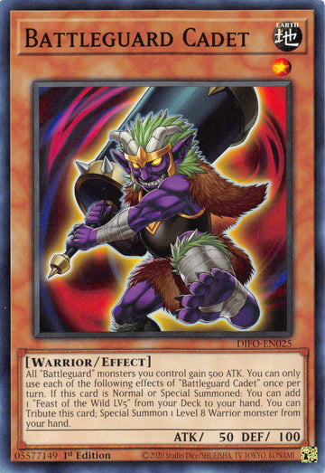 Battleguard Cadet [DIFO-EN025] Common