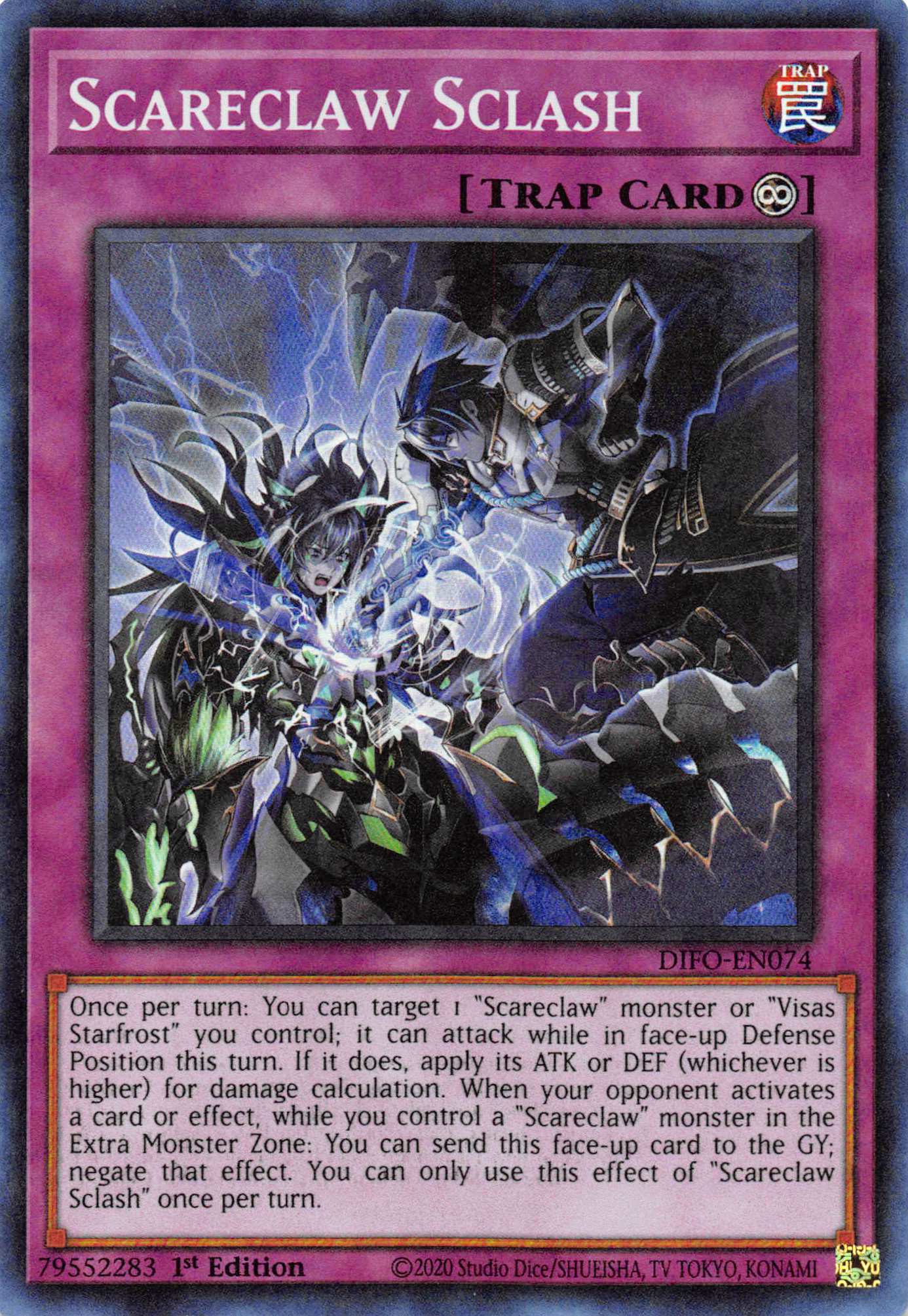 Scareclaw Sclash [DIFO-EN074] Super Rare