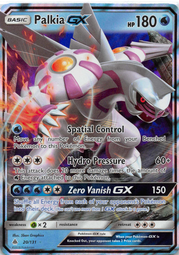 Palkia GX (20) [SM - Forbidden Light] - Duel Kingdom