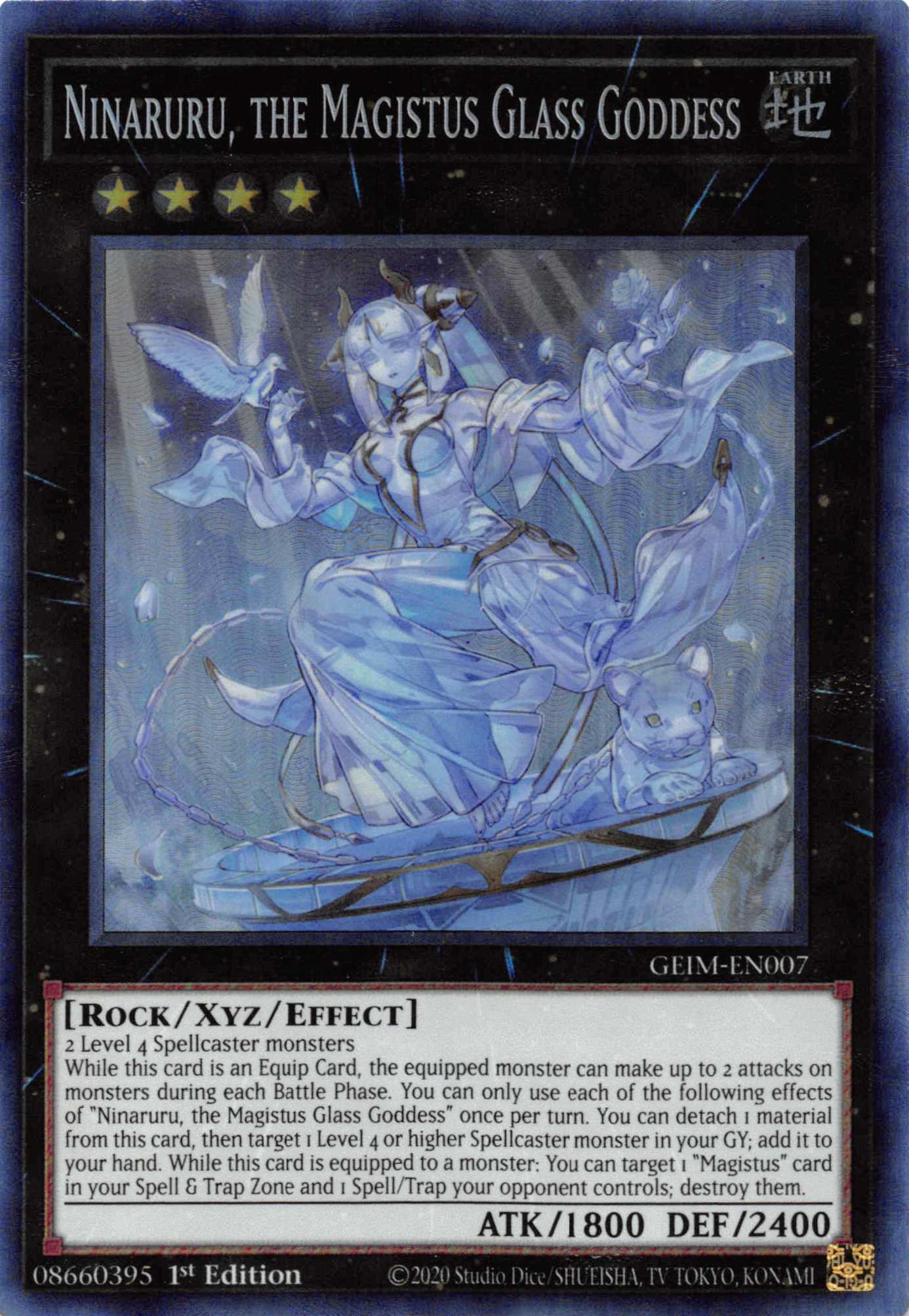 Ninaruru, the Magistus Glass Goddess (CR) [GEIM-EN007] Collector's Rare