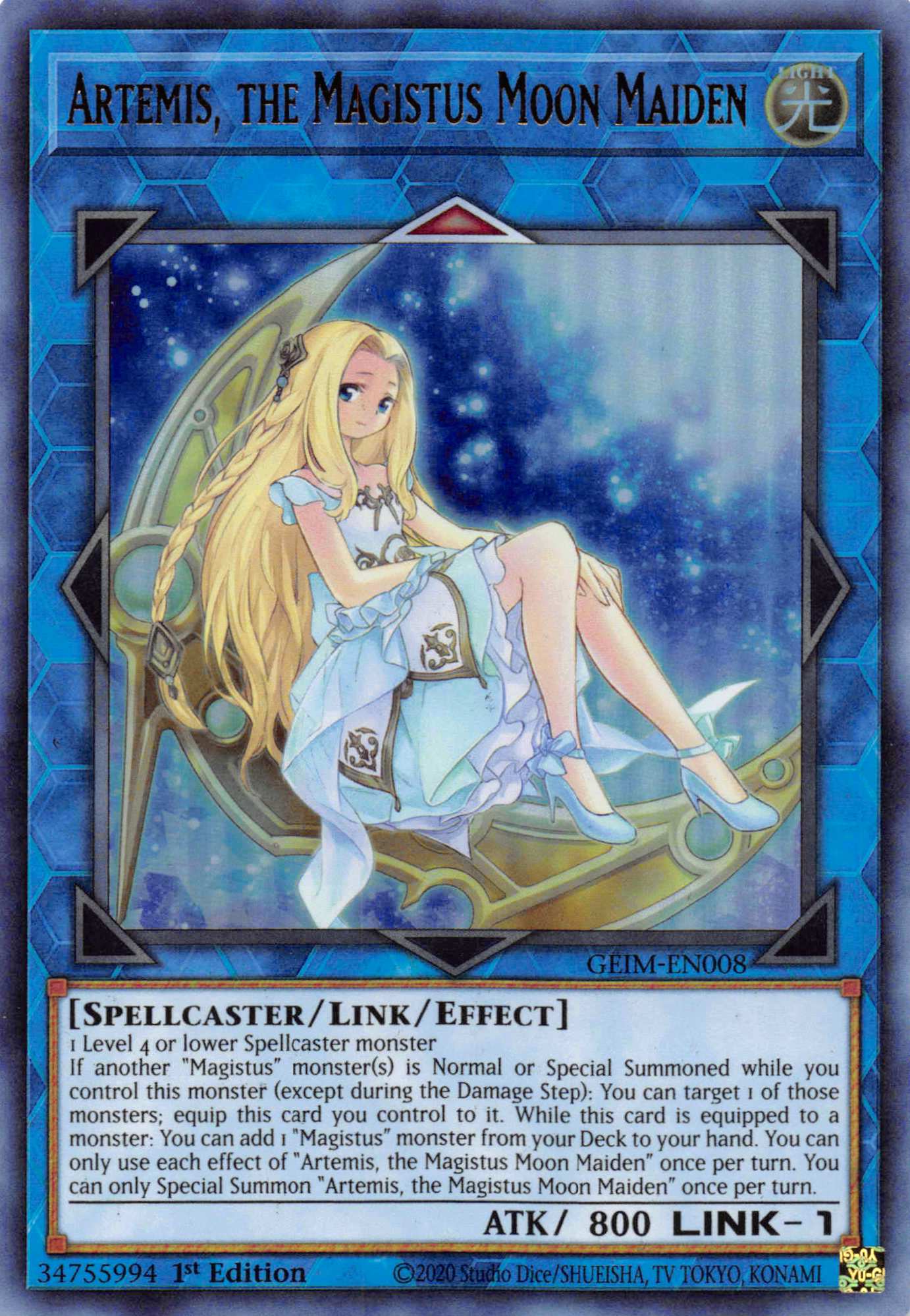 Artemis, the Magistus Moon Maiden [GEIM-EN008] Ultra Rare