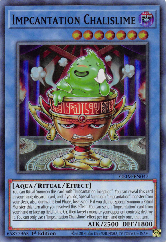 Impcantation Chalislime [GEIM-EN047] Super Rare