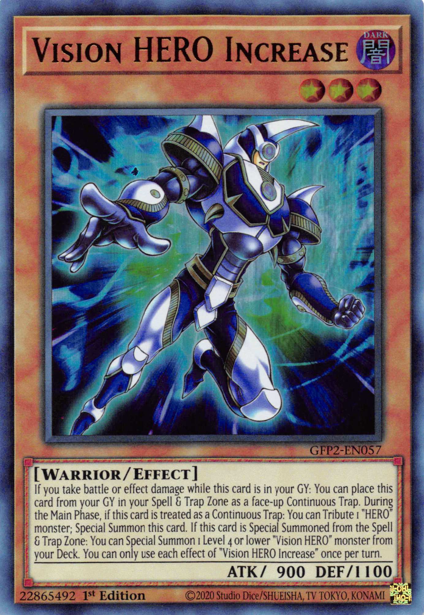 Vision HERO Increase [GFP2-EN057] Ultra Rare - Duel Kingdom