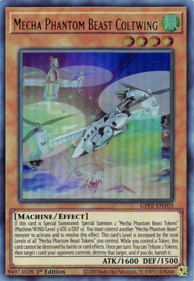 Mecha Phantom Beast Coltwing [GFP2-EN103] Ultra Rare - Duel Kingdom