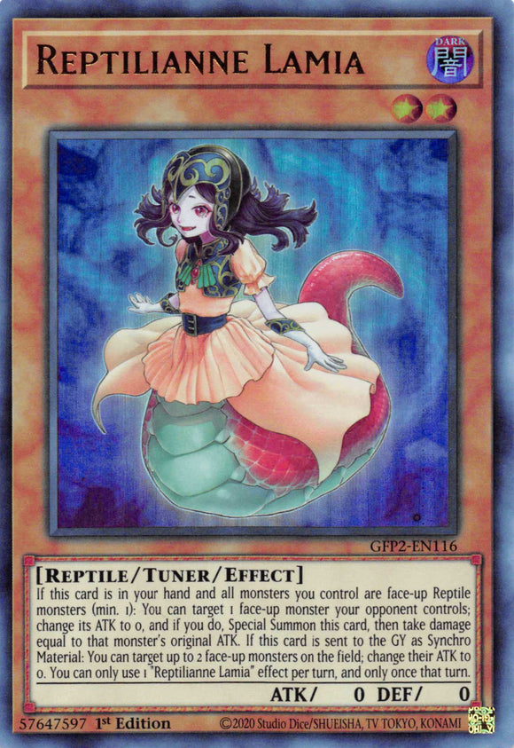 Reptilianne Lamia [GFP2-EN116] Ultra Rare - Duel Kingdom