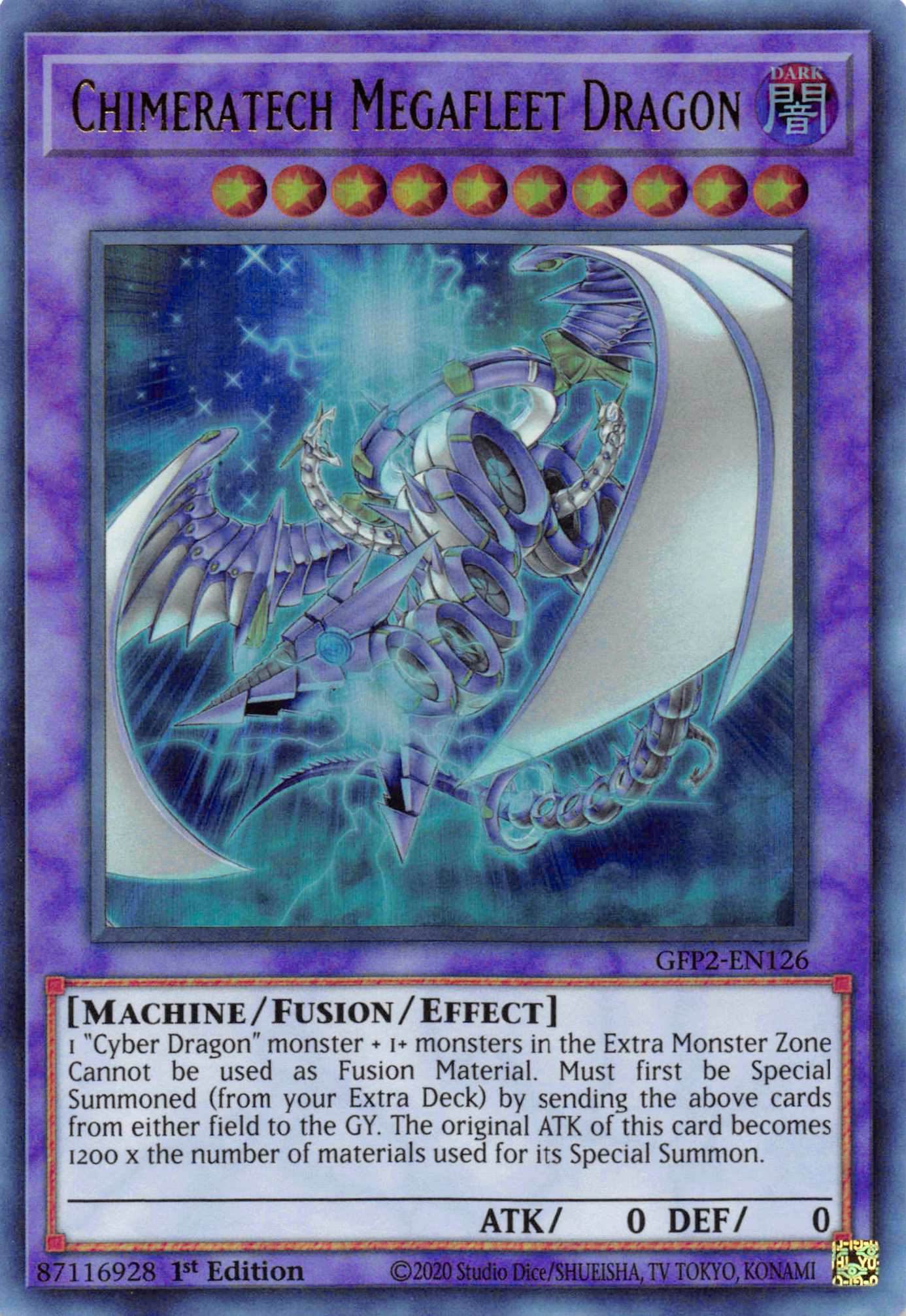 Chimeratech Megafleet Dragon [GFP2-EN126] Ultra Rare - Duel Kingdom