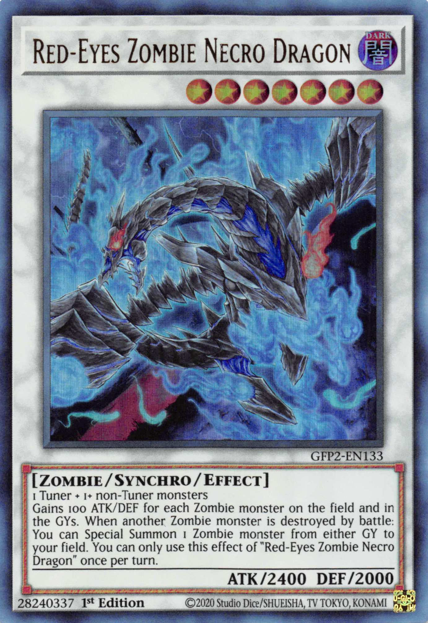 Red-Eyes Zombie Necro Dragon [GFP2-EN133] Ultra Rare - Duel Kingdom