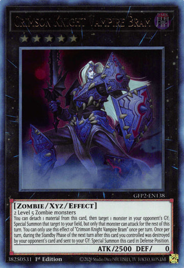 Crimson Knight Vampire Bram [GFP2-EN138] Ultra Rare - Duel Kingdom
