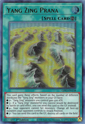 Yang Zing Prana [GFP2-EN158] Ultra Rare - Duel Kingdom