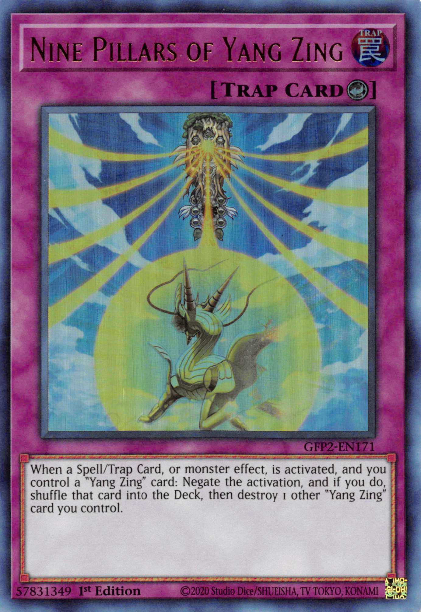 Nine Pillars of Yang Zing [GFP2-EN171] Ultra Rare - Duel Kingdom