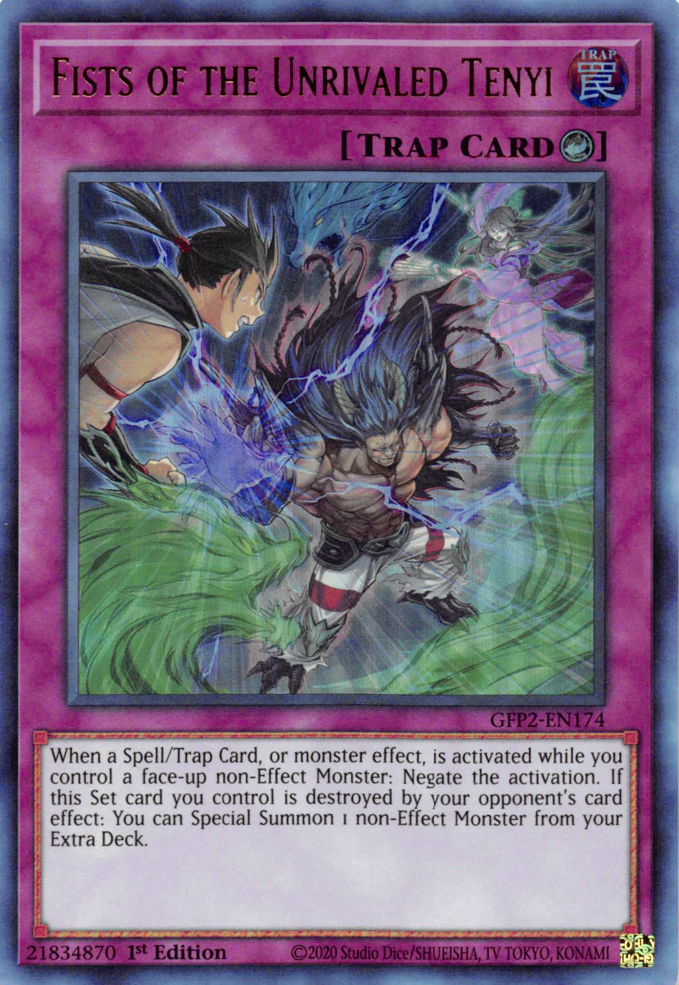 Fists of the Unrivaled Tenyi [GFP2-EN174] Ultra Rare - Duel Kingdom