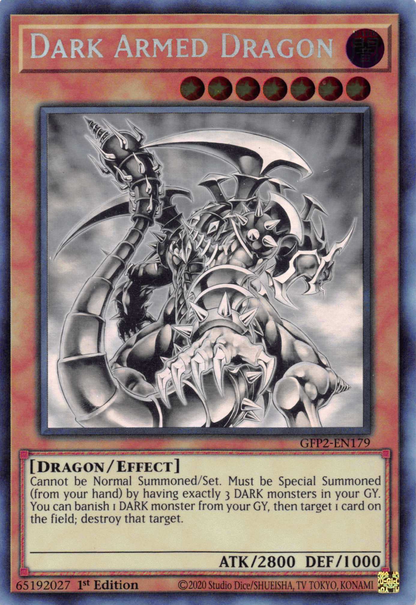 Dark Armed Dragon [GFP2-EN179] Ghost Rare - Duel Kingdom