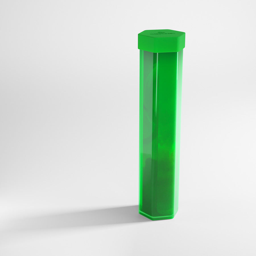 Gamegenic Green Hexagonal Shaped Playmat Tube