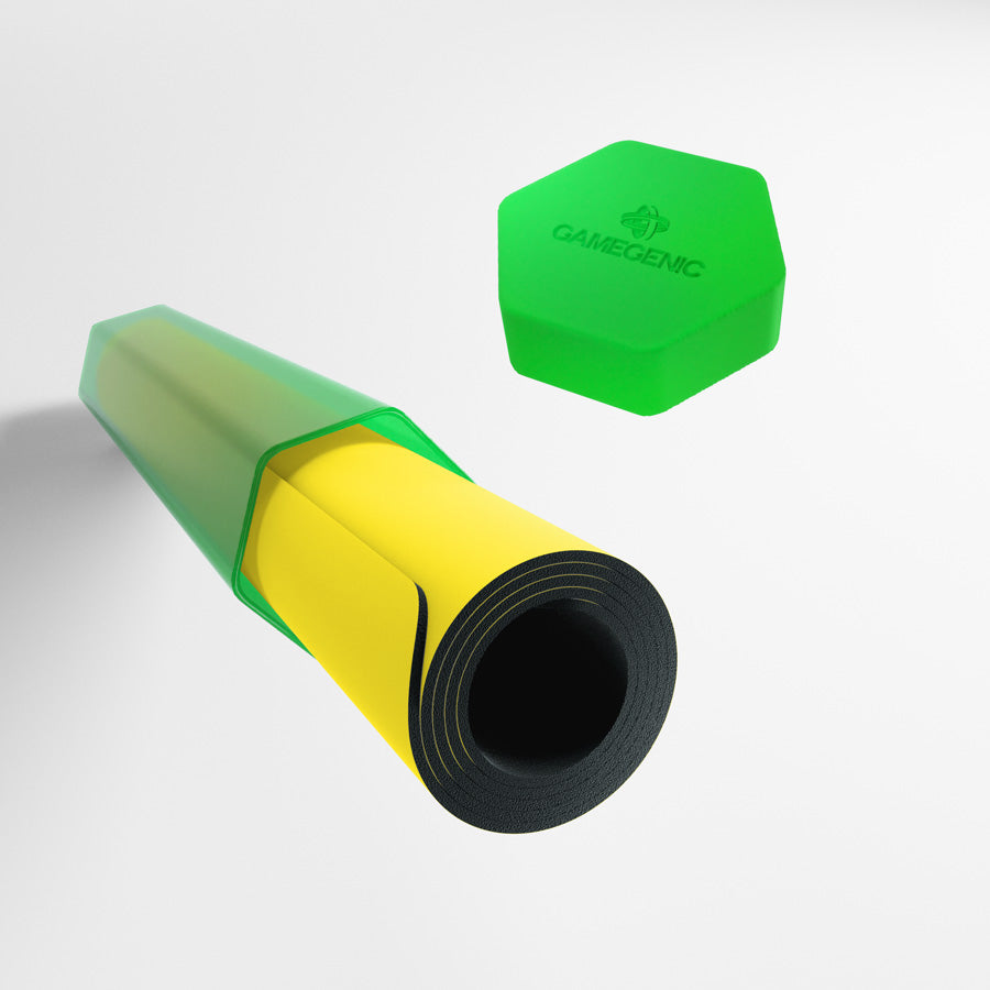 Gamegenic Green Hexagonal Shaped Playmat Tube