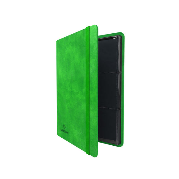 GameGenic Prime Album 18 Pocket Binder - Green (9 pockets per page) - Duel Kingdom