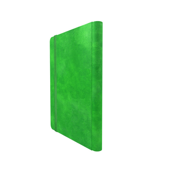 GameGenic Prime Album 18 Pocket Binder - Green (9 pockets per page) - Duel Kingdom