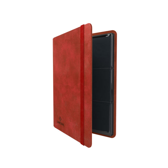 GameGenic Prime Album 18 Pocket Binder - Red (9 pockets per page) - Duel Kingdom