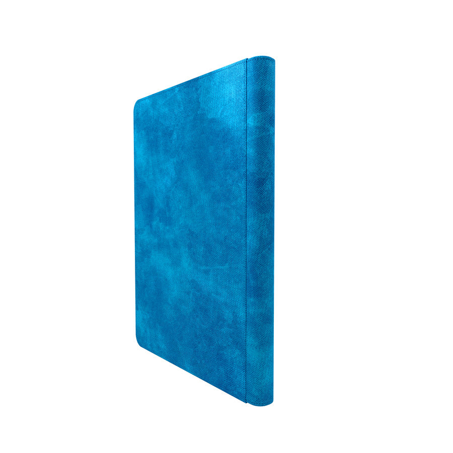 GameGenic Zip-Up Album 18 Pocket Binder - Blue (9 pockets per page) - Duel Kingdom