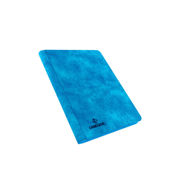 GameGenic Zip-Up Album 18 Pocket Binder - Blue (9 pockets per page) - Duel Kingdom