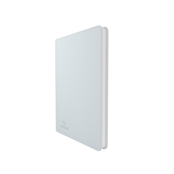 GameGenic Zip-Up Album 18 Pocket Binder - White (9 pockets per page) - Duel Kingdom