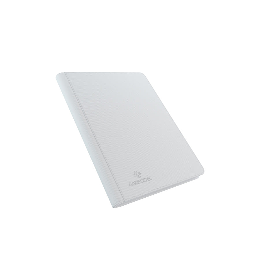 GameGenic Zip-Up Album 18 Pocket Binder - White (9 pockets per page) - Duel Kingdom