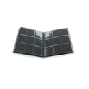 GameGenic Zip-Up Album 18 Pocket Binder - White (9 pockets per page) - Duel Kingdom