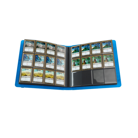 GameGenic Prime Album 24 Pocket Binder - Blue (12 pockets per page) - Duel Kingdom