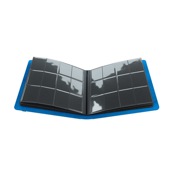 GameGenic Prime Album 24 Pocket Binder - Blue (12 pockets per page) - Duel Kingdom
