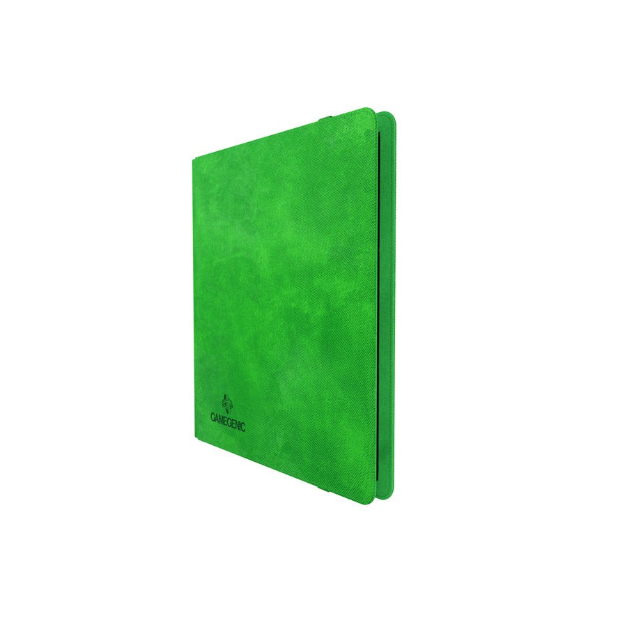 GameGenic Prime Album 24 Pocket Binder - Green (12 pockets per page) - Duel Kingdom