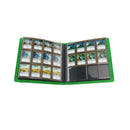 GameGenic Prime Album 24 Pocket Binder - Green (12 pockets per page) - Duel Kingdom
