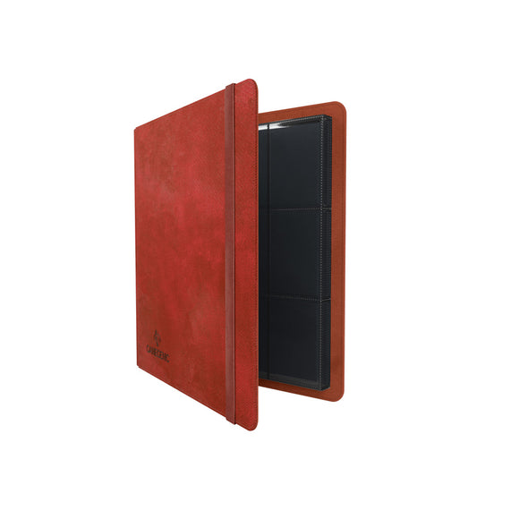 GameGenic Prime Album 24 Pocket Binder - Red (12 pockets per page) - Duel Kingdom