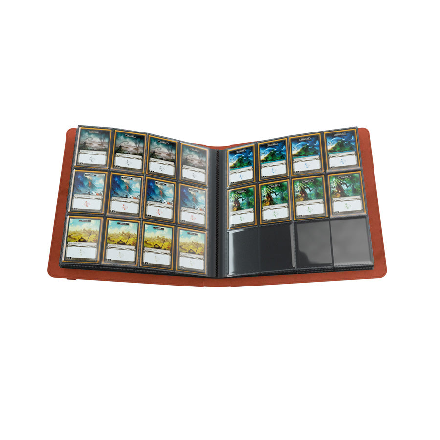 GameGenic Prime Album 24 Pocket Binder - Red (12 pockets per page) - Duel Kingdom