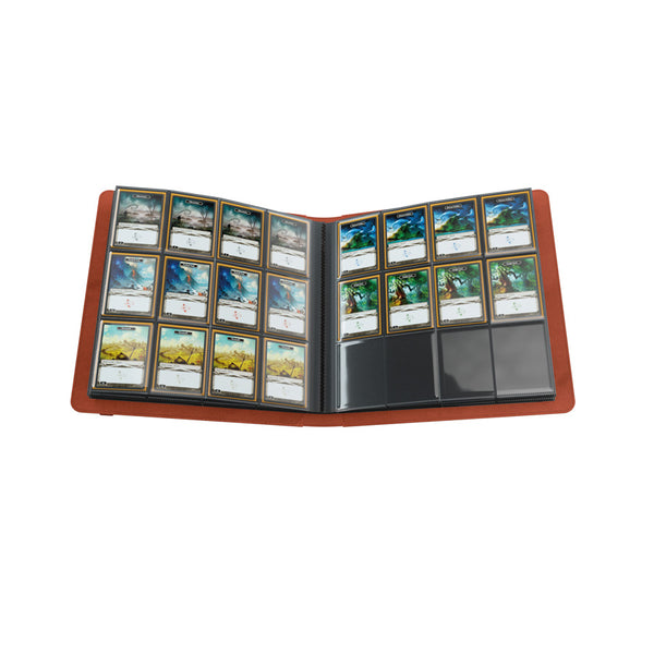 GameGenic Prime Album 24 Pocket Binder - Red (12 pockets per page) - Duel Kingdom