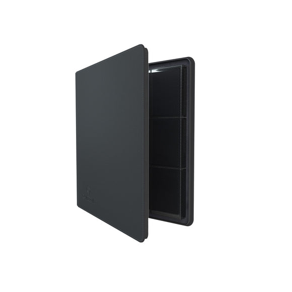GameGenic Zip-Up Album 24 Pocket Binder - Black (12 pockets per page) - Duel Kingdom