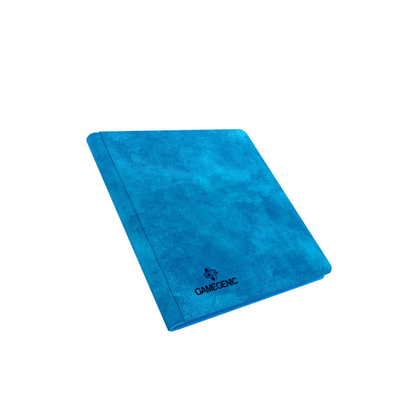 GameGenic Zip-Up Album 24 Pocket Binder - Blue (12 pockets per page) - Duel Kingdom