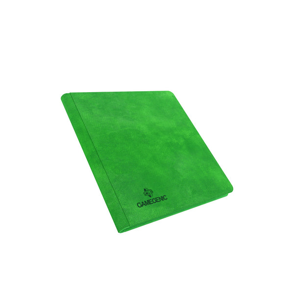 GameGenic Zip-Up Album 24 Pocket Binder - Green (12 pockets per page) - Duel Kingdom