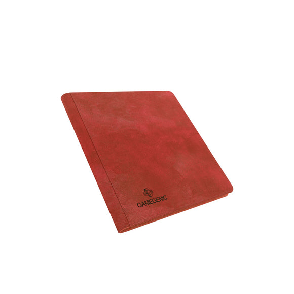 GameGenic Zip-Up Album 24 Pocket Binder - Red (12 pockets per page) - Duel Kingdom