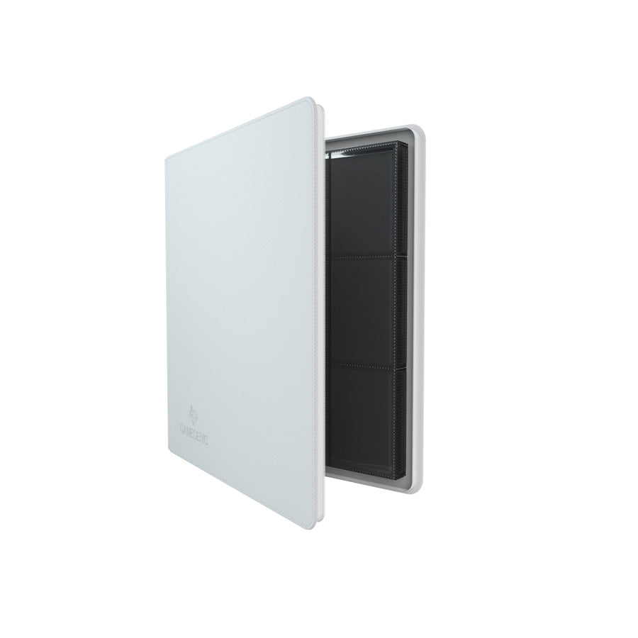 GameGenic Zip-Up Album 24 Pocket Binder - White (12 pockets per page) - Duel Kingdom