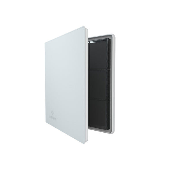 GameGenic Zip-Up Album 24 Pocket Binder - White (12 pockets per page) - Duel Kingdom