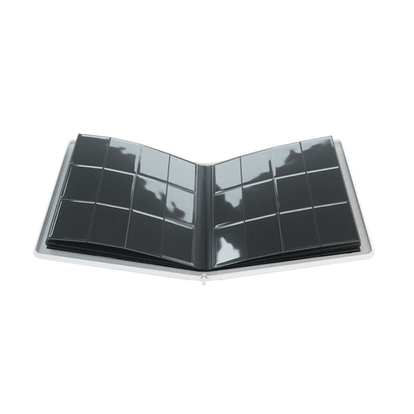 GameGenic Zip-Up Album 24 Pocket Binder - White (12 pockets per page) - Duel Kingdom