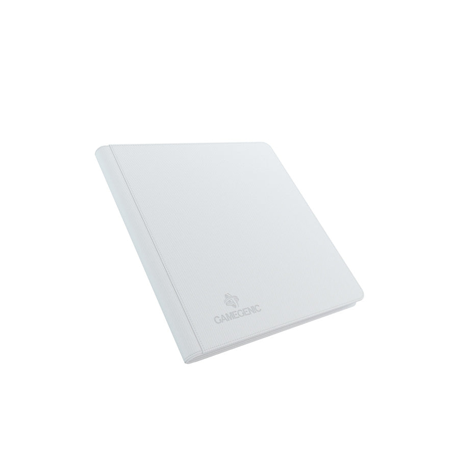GameGenic Zip-Up Album 24 Pocket Binder - White (12 pockets per page) - Duel Kingdom