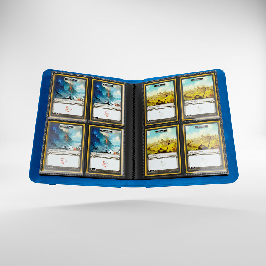 GameGenic Prime Album 8 Pocket Binder - Blue (4 pockets per page) - Local Pickup Only