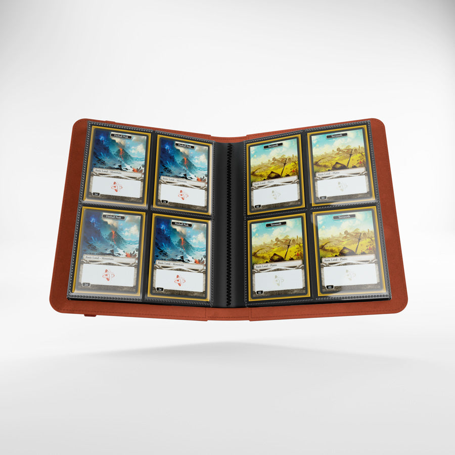GameGenic Prime Album 8 Pocket Binder - Red (4 pockets per page) - Local Pickup Only
