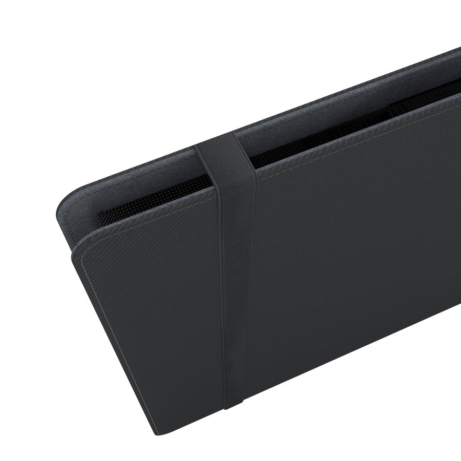 GameGenic Prime Album 24 Pocket Binder - Black (12 pockets per page) - Duel Kingdom